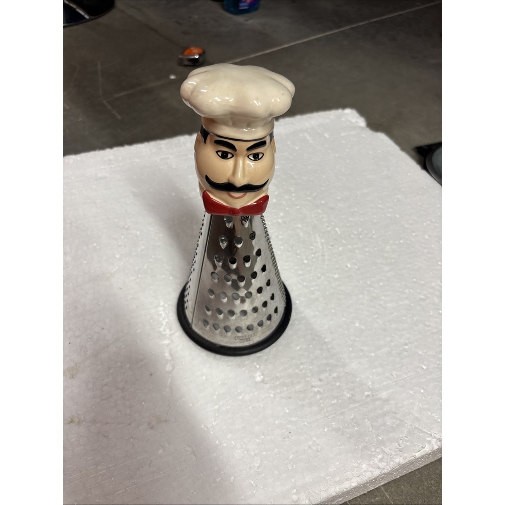 Italian Chef Stainless Steel Cone Cheese Grater  Kitchen Decor